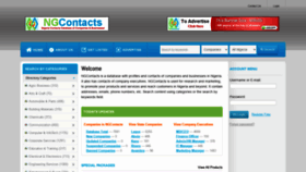 What Ngcontacts.com website looked like in 2021 (2 years ago)