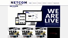 What Netcomwebsite.com website looked like in 2021 (2 years ago)