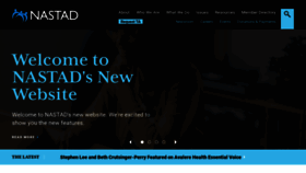 What Nastad.org website looked like in 2021 (2 years ago)