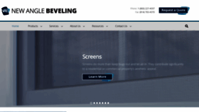 What Newanglebeveling.com website looked like in 2021 (2 years ago)