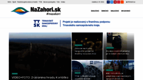 What Nazahori.sk website looked like in 2022 (2 years ago)