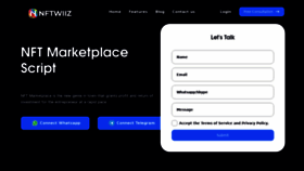 What Nftwiiz.io website looked like in 2022 (2 years ago)