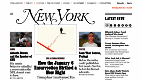 What Nymag.com website looked like in 2022 (2 years ago)