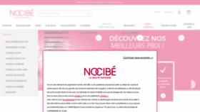 What Nocibe.fr website looked like in 2022 (2 years ago)