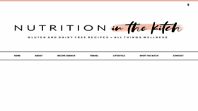 What Nutritioninthekitch.com website looked like in 2022 (2 years ago)