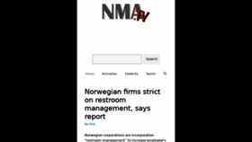 What Nma.tv website looked like in 2022 (2 years ago)