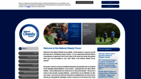 What Nationalobesityforum.org.uk website looked like in 2022 (2 years ago)
