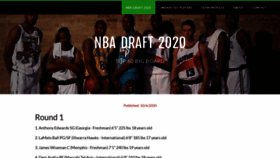What Nbascoutingreport.net website looked like in 2022 (2 years ago)
