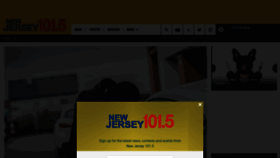 What Nj1015.com website looked like in 2022 (2 years ago)
