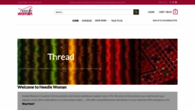 What Needlewoman.co.za website looked like in 2022 (2 years ago)