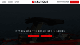 What Nautique.com website looked like in 2022 (2 years ago)
