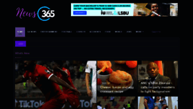 What News365.co.za website looked like in 2022 (2 years ago)