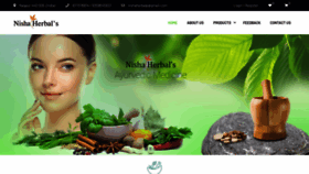 What Nishaherbalonline.com website looked like in 2022 (2 years ago)
