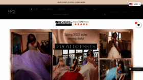 What Newyorkdress.com website looked like in 2022 (2 years ago)