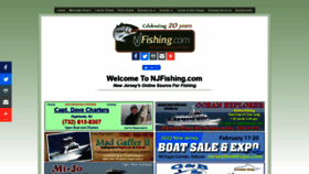 What Njfishing.com website looked like in 2022 (2 years ago)