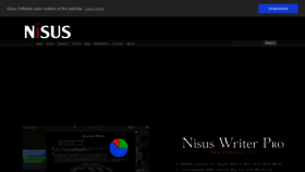 What Nisus.com website looked like in 2022 (2 years ago)