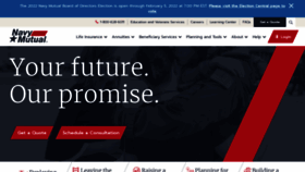 What Navymutual.org website looked like in 2022 (2 years ago)