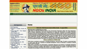 What Ngosindia.com website looked like in 2022 (2 years ago)