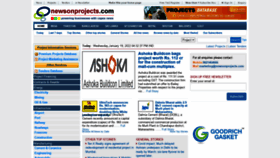 What Newsonprojects.com website looked like in 2022 (2 years ago)