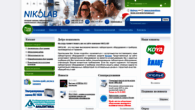 What Nikolab.ru website looked like in 2022 (2 years ago)