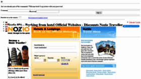 What Nozio.com website looked like in 2022 (2 years ago)
