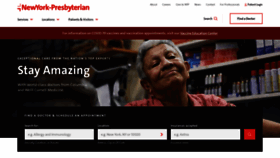 What Nyp.org website looked like in 2022 (2 years ago)