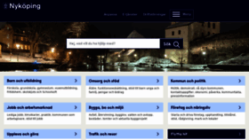 What Nykoping.se website looked like in 2022 (2 years ago)