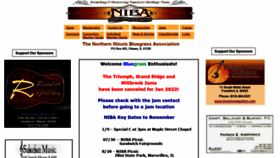 What Nibaweb.org website looked like in 2022 (2 years ago)