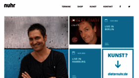 What Nuhr.de website looked like in 2022 (2 years ago)