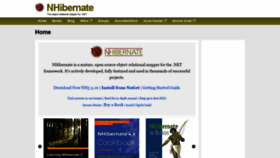 What Nhibernate.info website looked like in 2022 (3 years ago)