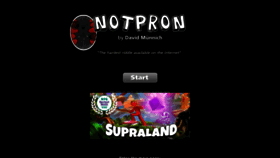 What Notpron.com website looked like in 2022 (2 years ago)