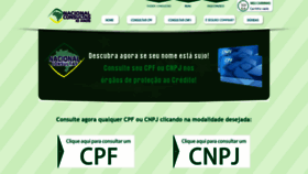 What Nacionalconsultas.com.br website looked like in 2022 (2 years ago)