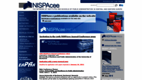 What Nispa.org website looked like in 2022 (2 years ago)