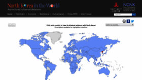What Northkoreaintheworld.org website looked like in 2022 (2 years ago)