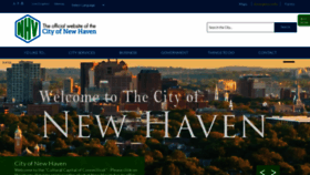 What Newhavenct.gov website looked like in 2022 (2 years ago)