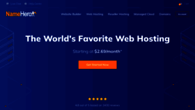 What Namehero.com website looked like in 2022 (2 years ago)