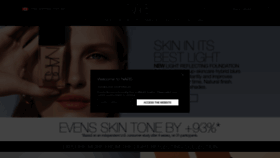 What Narscosmetics.ca website looked like in 2022 (2 years ago)