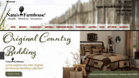 What Nanasfarmhouse.com website looked like in 2022 (2 years ago)