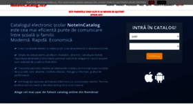 What Noteincatalog.ro website looked like in 2022 (2 years ago)