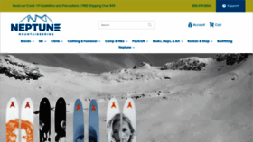 What Neptunemountaineering.com website looked like in 2022 (2 years ago)