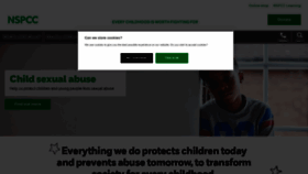 What Nspcc.org.uk website looked like in 2022 (2 years ago)