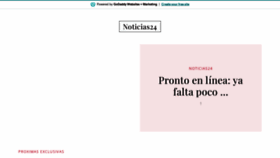What Noticias24.com website looked like in 2022 (2 years ago)