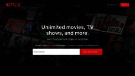 What Netflixprize.com website looked like in 2022 (2 years ago)
