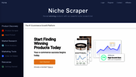 What Nichescraper.com website looked like in 2022 (2 years ago)