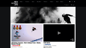 What Newschoolers.com website looked like in 2022 (2 years ago)
