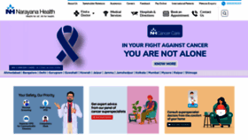 What Narayanahealth.org website looked like in 2022 (2 years ago)