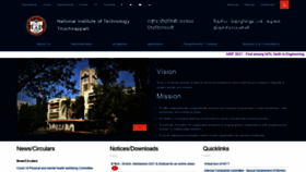 What Nitt.edu website looked like in 2022 (2 years ago)