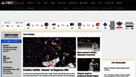 What Nbcsports.com website looked like in 2022 (2 years ago)