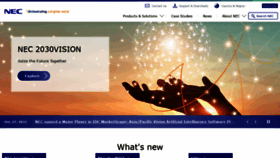 What Nec.com website looked like in 2022 (2 years ago)