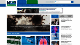 What News-medical.net website looked like in 2022 (2 years ago)